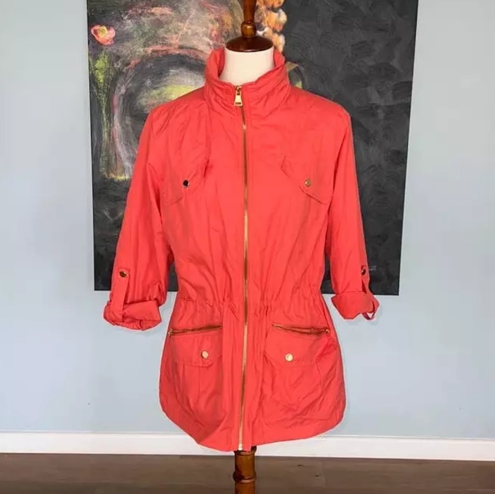 Style&co Coral Zip Up Jacket Women's NWT